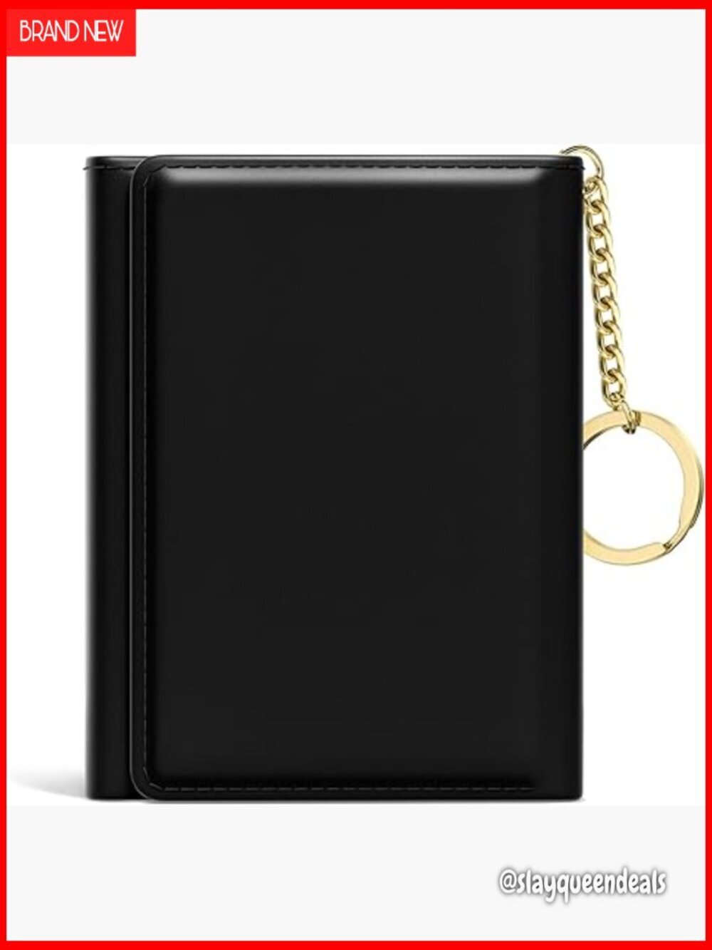 Slim RFID Blocking Trifold Wallet with 7 Card Slots & ID Window